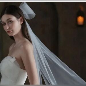Wedding veil with bow 💕💕🩷 New 🔥✨✨
